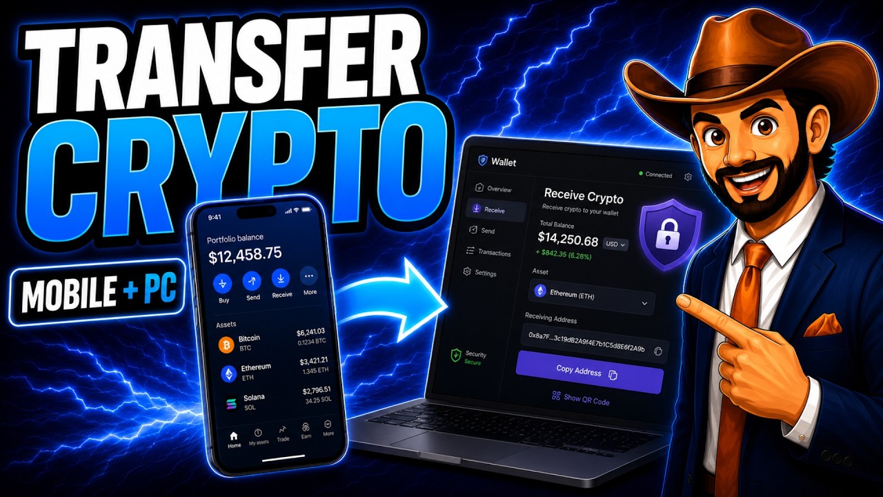 How to Transfer Crypto from Coinbase to Any Wallet (Mobile &amp; PC) - YouTube