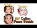 Coffee Face Scrub + Skin whitening | DIY