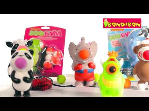 BONDIBON Игрушки, стреляющие шариками из серии «ЗООБУМ Удалой стрелок»
