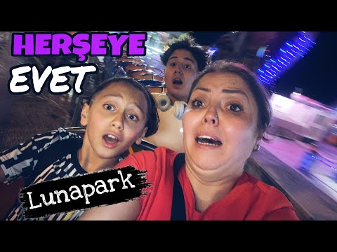 HERŞEYE EVET !! LUNAPARK Salim bayıldı