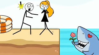 Break It: Stickman Jump (WEEGOON) All Levels 1-12 Funny Stickman - Gameplay Walkthrough screenshot 5
