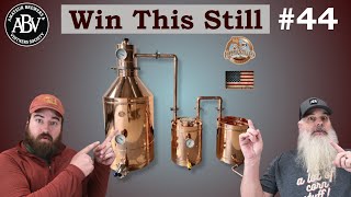 Drawing 4 more names to have a chance to win this 20 gallon copper still from Copper Still Co