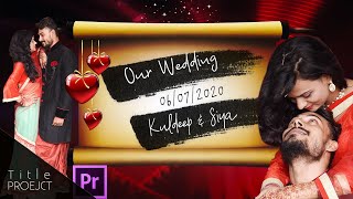 Premiere Pro CC | Wedding Video Mixing Title Project | 230111 PRE TITLE VOL 01