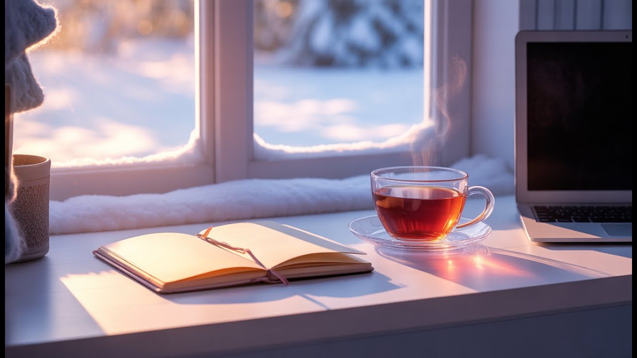 Quiet January Morning ❄️ Soft Lofi for Journaling, Planning & Gentle Focus
