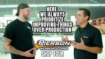 Zo ziet een SCHONE en LEAN werkplaats eruit! | Pierson Workholding Shop Tour Pt.1