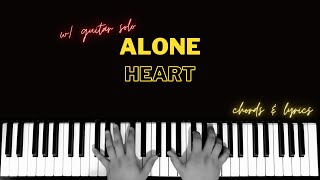 Alone - Heart | Piano ~ Cover ~ Accompaniment ~ Backing Track ~ Karaoke ~ Guitar Solo