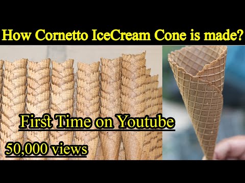 Video: Iš ko pagamintas cornetto kūgis?