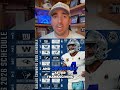 Dallas Cowboys 2026 Full Schedule Released #DallasCowboys