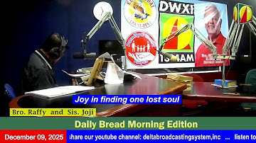 DWXI 1314 AM Live Streaming I Tuesday (December 09, 2025) #dailybreadmorningedition