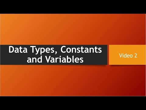 2 | Learn Coding in C++ | Data Types, Constants and Variables