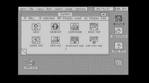 GEOS Loading on C64 With VICE Hosted on Windows 10