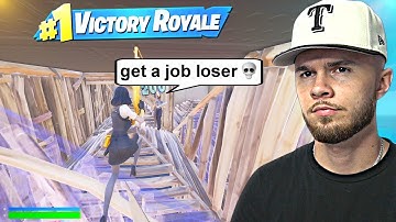 Destroying Fortnite Trash Talkers On A SECRET Account...