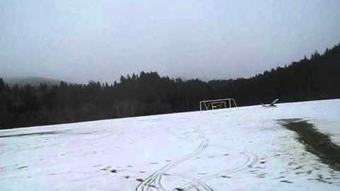 Eflite Apprentice on Skis @ NVRCFC Field.