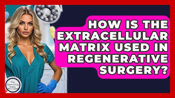 How Is The Extracellular Matrix Used In Regenerative Surgery? - The Operating Table