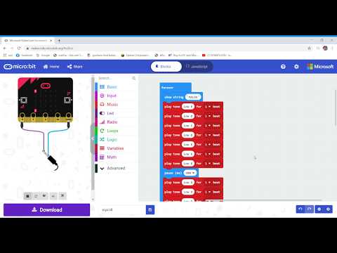 เพลงหนูมาลี Micro:bit