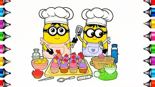 Minion Chefs Coloring Pages