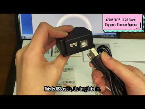 GM75 1D 2D Global Exposure Barcode Scanner DC5V USB UART Support Qr Code Bar Code With High Speed