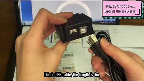 GM75 1D 2D Global Exposure Barcode Scanner DC5V USB UART Support Qr Code Bar Code With High Speed