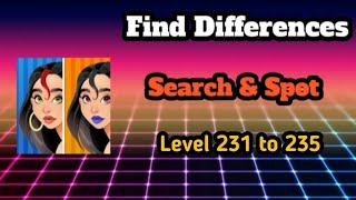 Find differences search & spot Level 231 to 235 || Ds gaming club