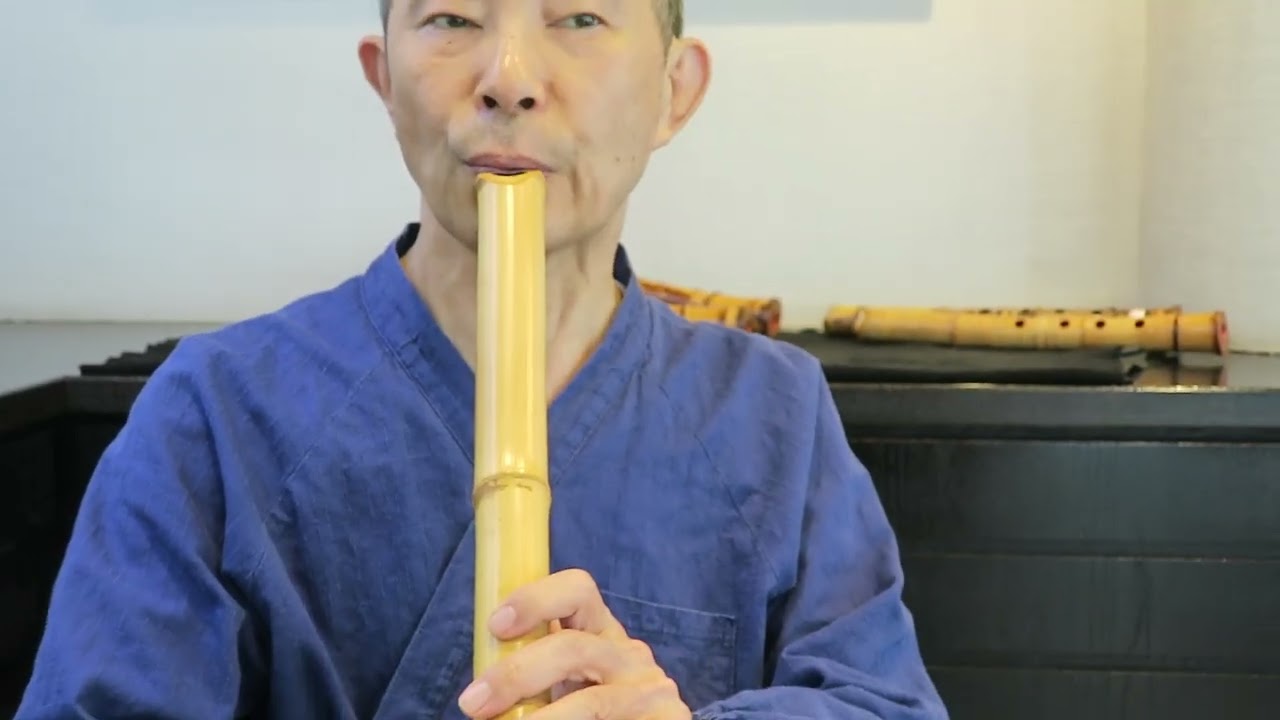 教則本付き訳あり都山流尺八(7穴） 都山流1尺8寸(4267a-to18) - YouTube