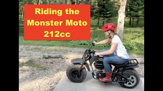 How easy is this thing to ride???  MONSTER Mega Moto 212