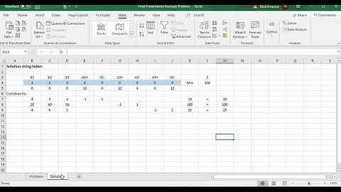How To Use Goal Programming with Excel Solver