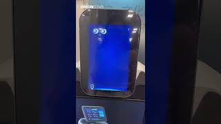 LuckiBot Plus works as an office receptionist