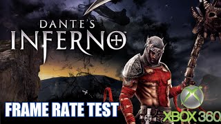 Dantes Inferno XBOX 360 Frame Rate Test