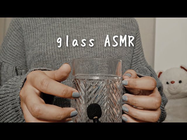 ASMR Glass Sounds For Sleep/Relaxation (No Talking)