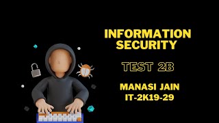INFORMATION SECURITY | SECOND INTERNAL SOLUTIONS | PART B