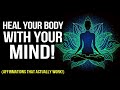 I am positive affirmations for rapid healing law of attraction meditation heal your body w mind