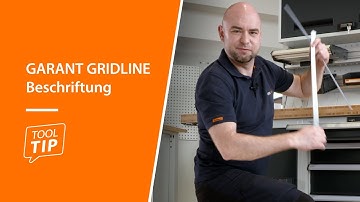 Tool Tip: GARANT GRIDLINE Beschriftung