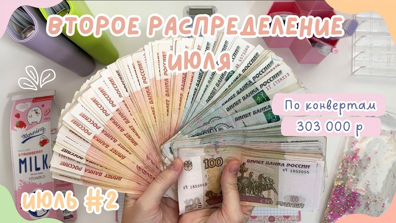 Распределение денег ИЮЛЬ #2 | Отпускные