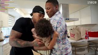 PlaqueBoyMax & Wardrobe link up with Skai Jackson and meet her son Kasai ❤️