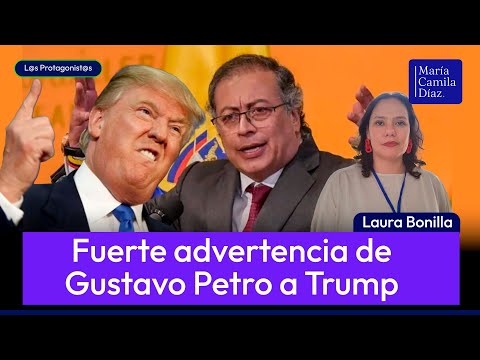 PETRO CHALLENGES DONALD TRUMP: "Don't threaten me, I'll be waiting for you here" | Analysis | Mar...