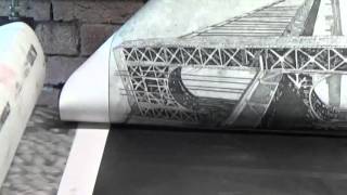 Using an Etching Press to print intaglio plates