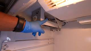 Sub-Zero Refrigerator Repair - Model 550 - Ice Maker Test Mode and Water Valve Replacement.