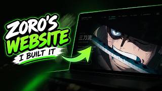 I Turned One Piece's Zoro Into an Interactive Website (AI) screenshot 3