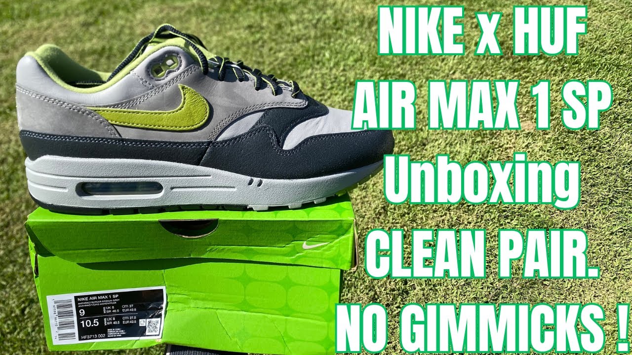 Nike x HUF Air Max 1 SP Unboxing & On Foot | Timeless Collab 