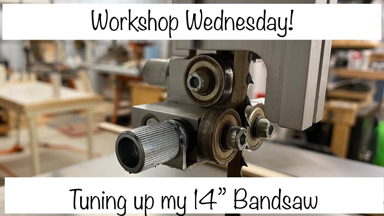 Wednesday! Bandsaw Setup Tuning up my 14” Craftsman Professional Bandsaw YouTube