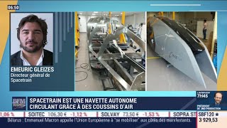 Emeuric Gleizes (Spacetrain) : Spacetrain, une navette autonome reliant Le Havre à Paris en 30 min Resimi
