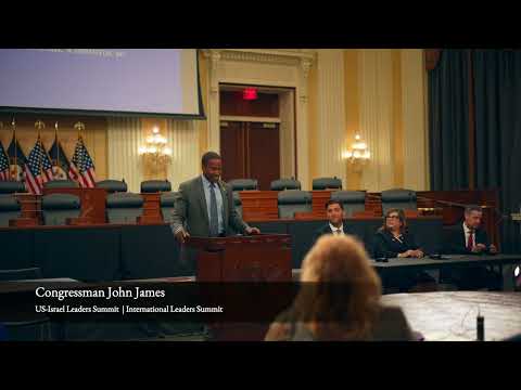 US Congressman John James | US-Israel Leaders Summit | Capitol Hill, Washington DC, June 5, 2023