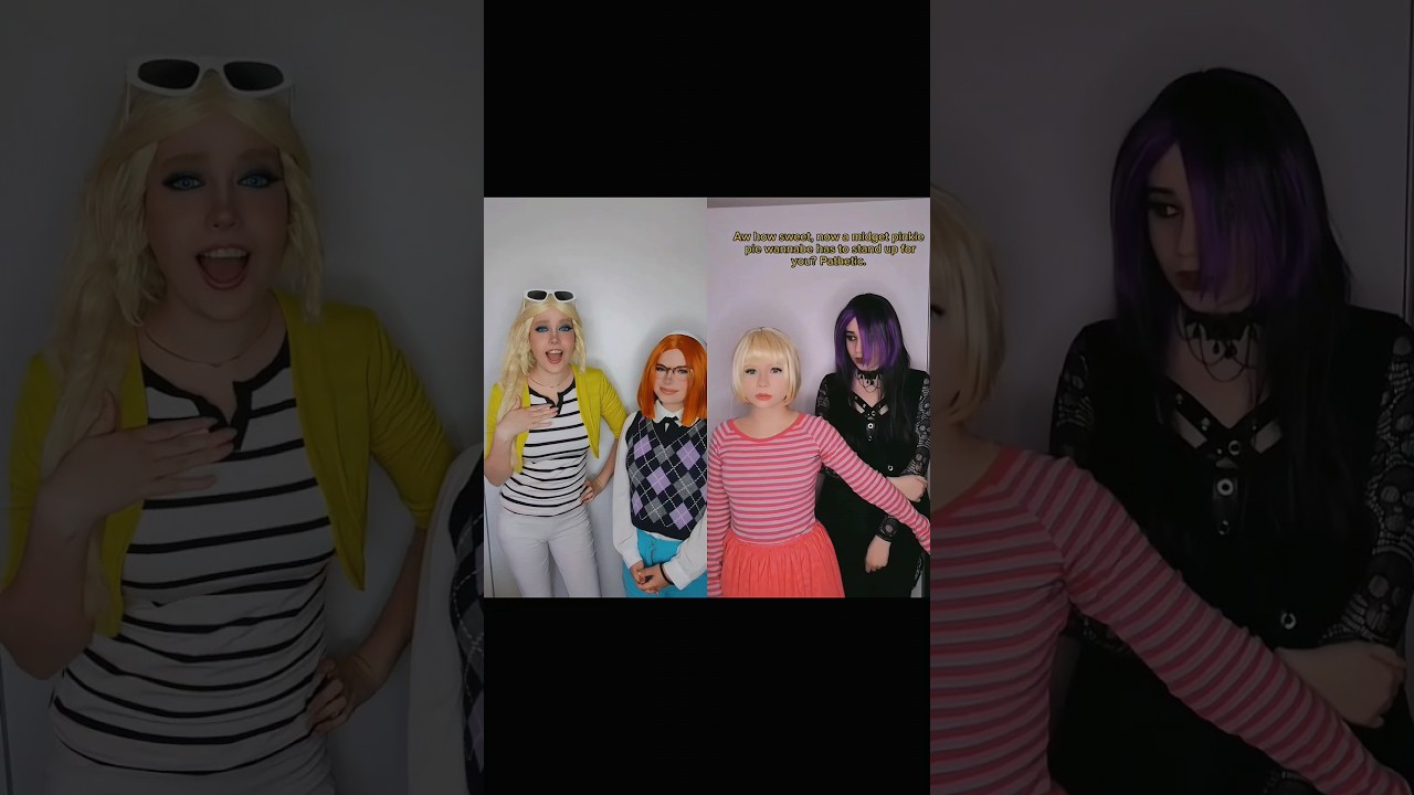 Mouse named Chloé & Sabrina vs Rose & Juleka  w/@nikkihatsunecosplay#cosplay|Miraculous Ladybug