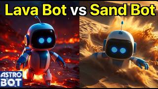 Astro Bot: Lava Bot vs Sand Bot screenshot 2
