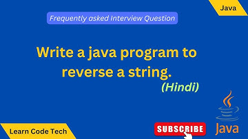 Reverse String Java Programs | Practice java coding