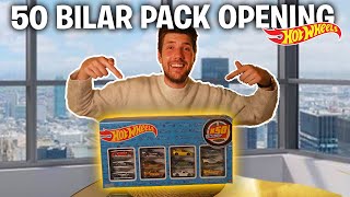 ÖPPNAR & UNBOXAR EN HOT WHEELS MYSTERY BOX! *50 HEMLIGA BILAR*