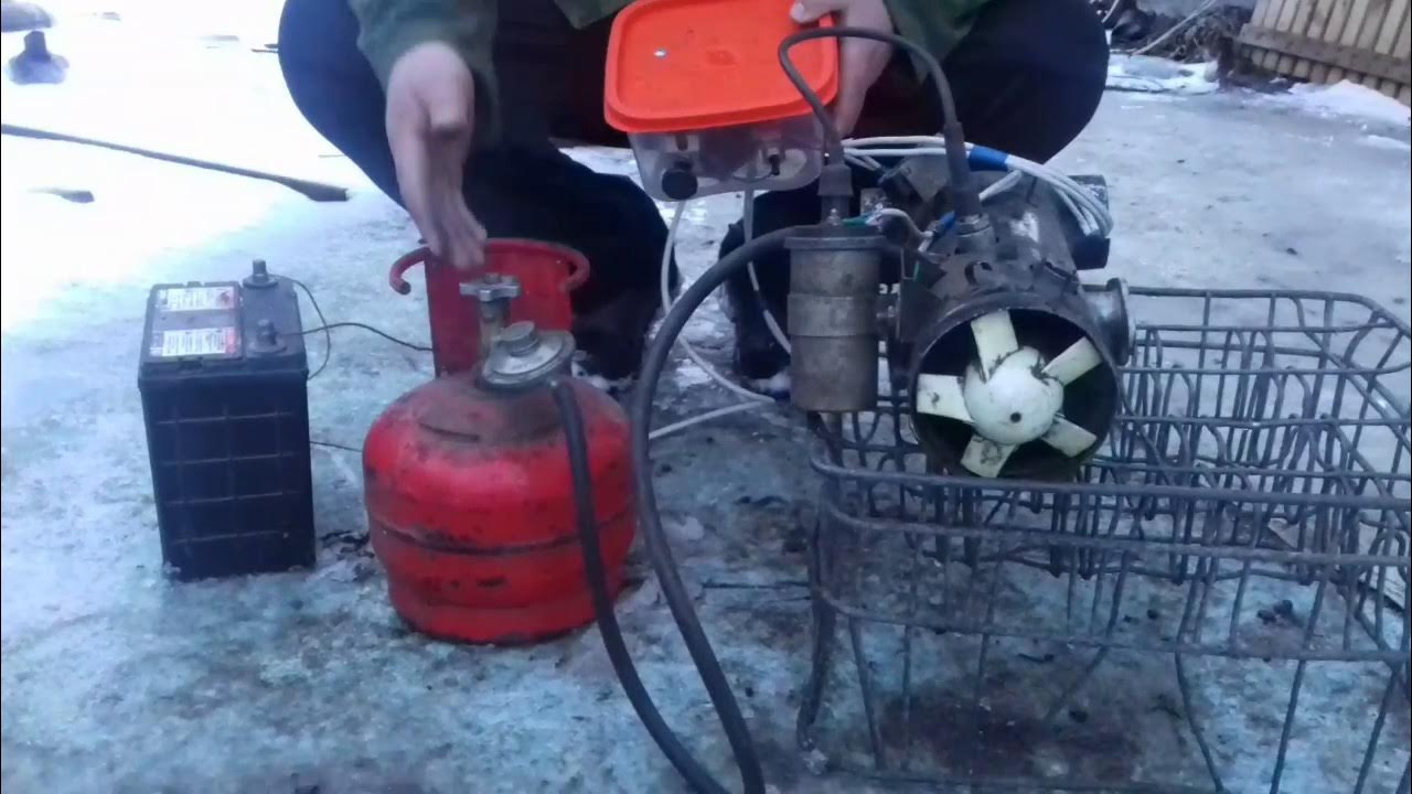 Автономная печка от автомобиля запорожец на газу - YouTube