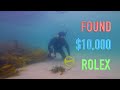 I Found $10,000 ROLEX & RINGS  Underwater Metal Detecting (WORLDS MOST POPULAR BEACH)