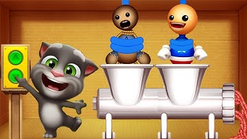 Kick the Buddy vs My Talking Tom 2 Android Gameplay Walkthrough 2021 | Meat Grinder