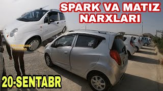 SPARK  MATIZ НАРХЛАРИ 20-СЕНТЯБРЬ 2020